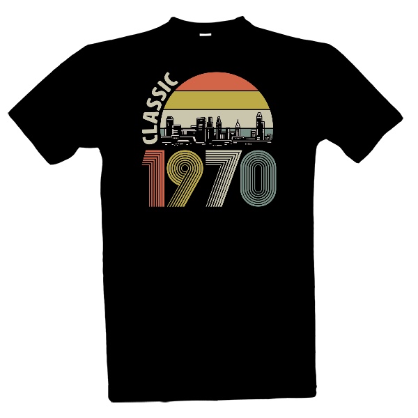 Tričko s potiskem 1970 Classic City