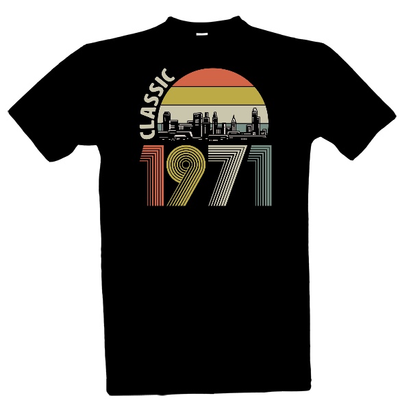 Tričko s potiskem 1971 Classic City