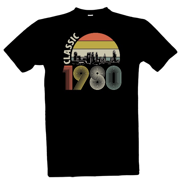 Tričko s potiskem 1980 Classic City