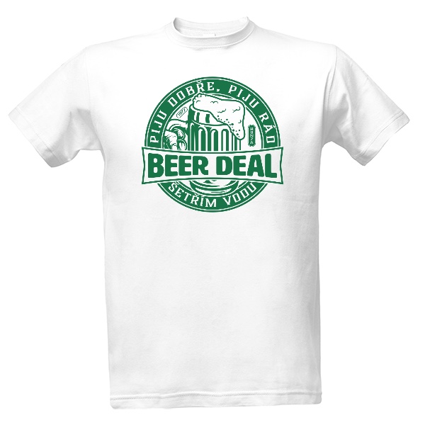 Tričko s potiskem Pivní dohoda