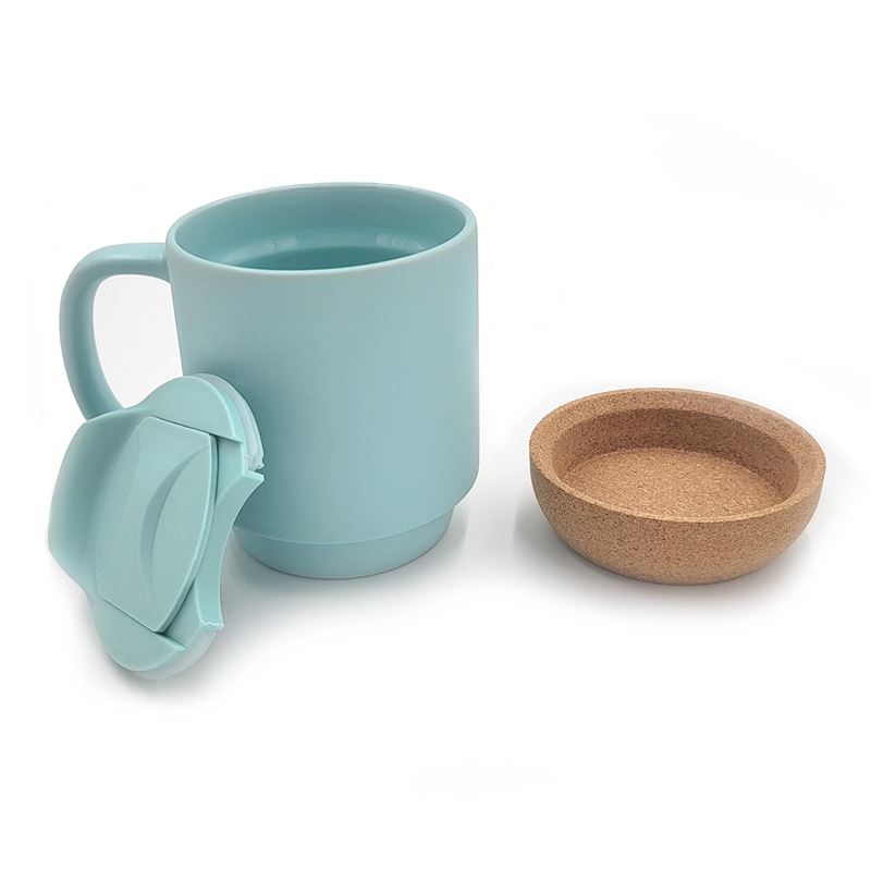 Hrnek s korkovým podstavcem detail 1