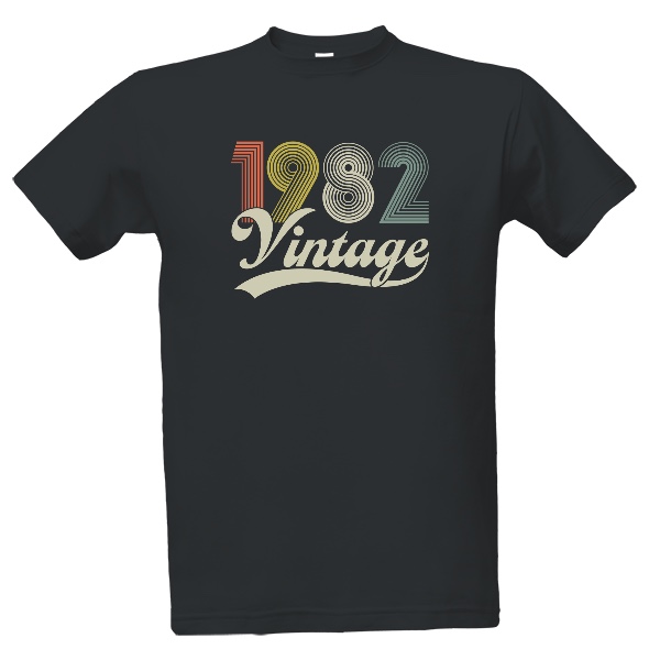 Tričko s potiskem 1982 Vintage