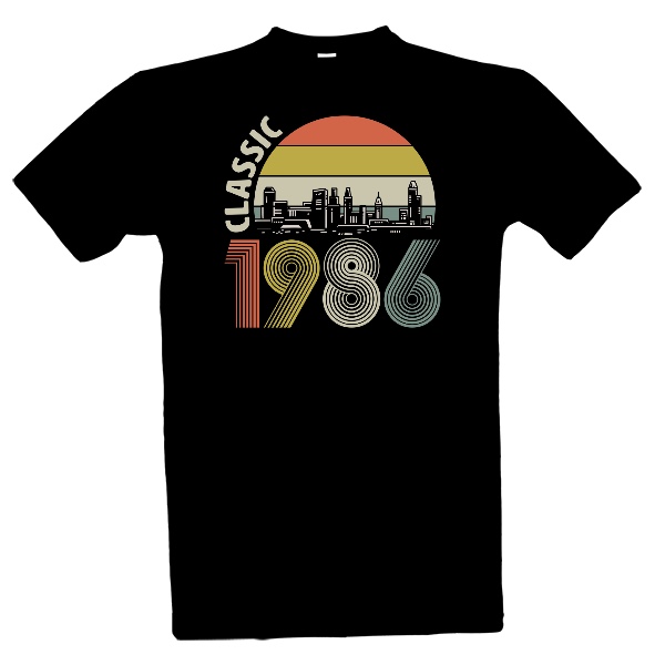 Tričko s potiskem 1986 Classic City