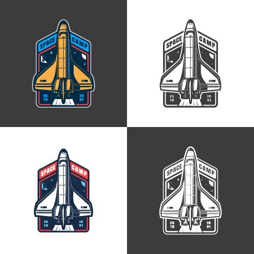 Tričko s potiskem Space Camp
