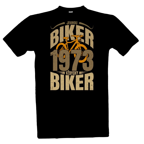 Tričko s potiskem Biker 1973
