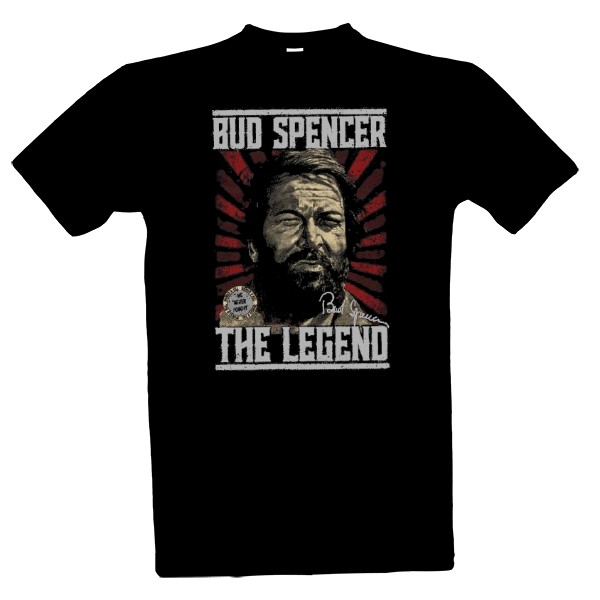 Tričko s potiskem Bud spencer legenda