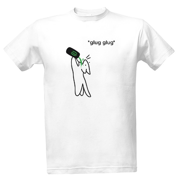 Tričko s potiskem Glug