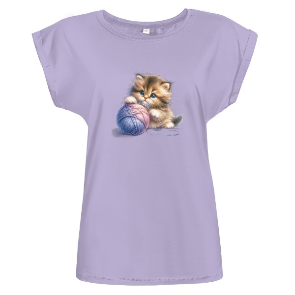 Kočička s klubíčkem