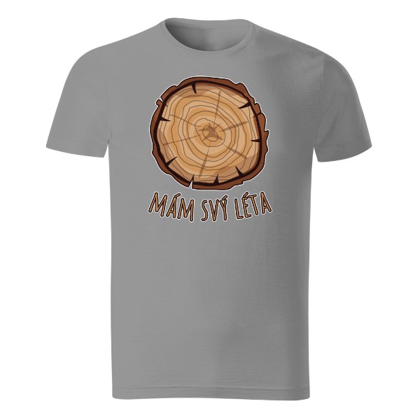Tričko s potiskem Mám svý léta