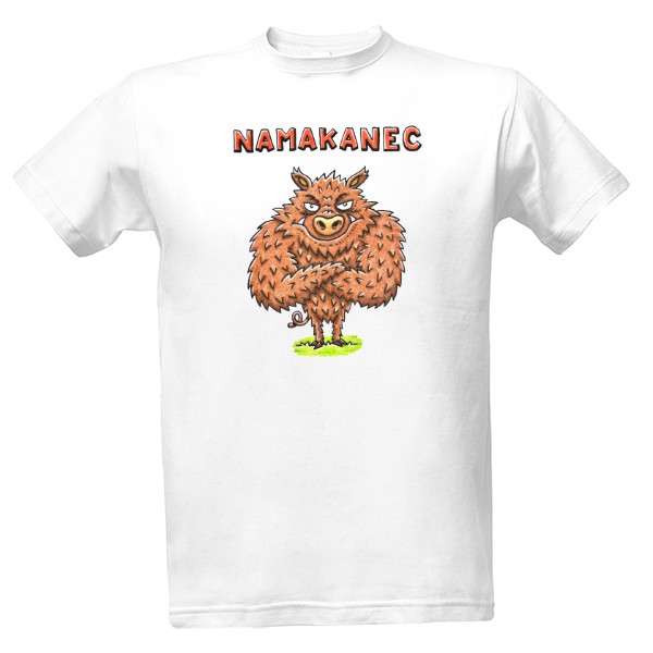 Tričko s potiskem Namakanec