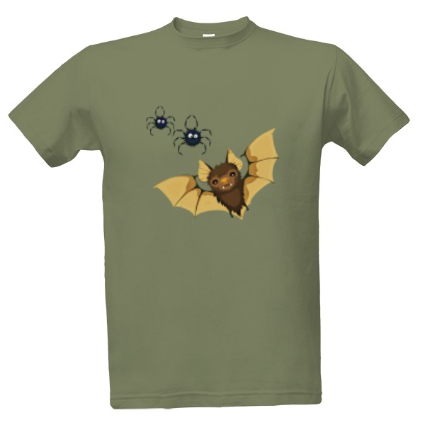 Tričko s potiskem Netopýr