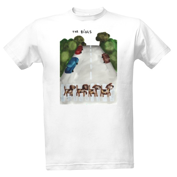 Tričko s potiskem The Bígls