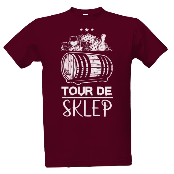 Tričko s potiskem Tour de sklep