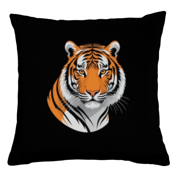 Polštář bavlněný  s potiskem Tygr