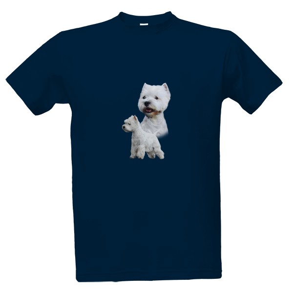 Tričko s potiskem West highland white teriér